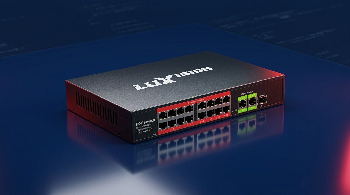 Switch POE 16 Portas — LVTV-STP16