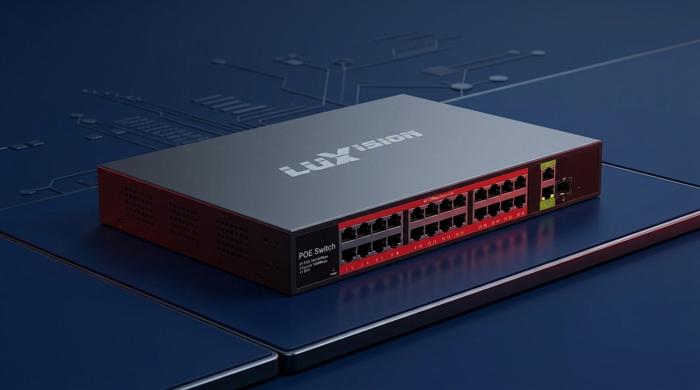 Switch POE 24 Portas — LVTV-STP24