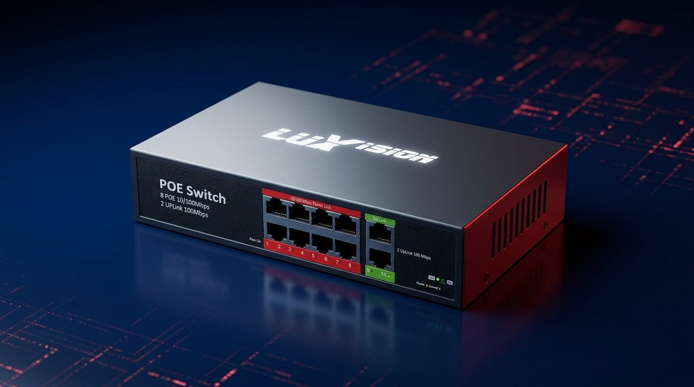 Switch POE 8 Portas — LVTV-STP8