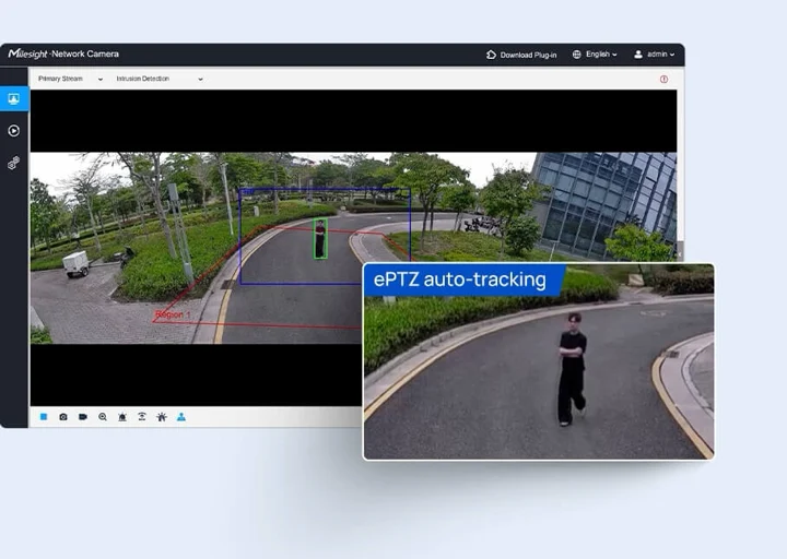 Milesight AI TrueColor Dual-sensor 180° Panoramic Network Camera